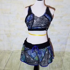 Avia Matching Sports Bra and Shorts